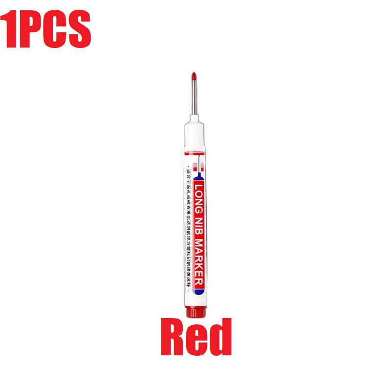 

1/8/10PCS 2cm Long Tip Markers Deep Holes Markers for Metal Carpenter Non-deletion Against Water Metal Marker Pen YQB01