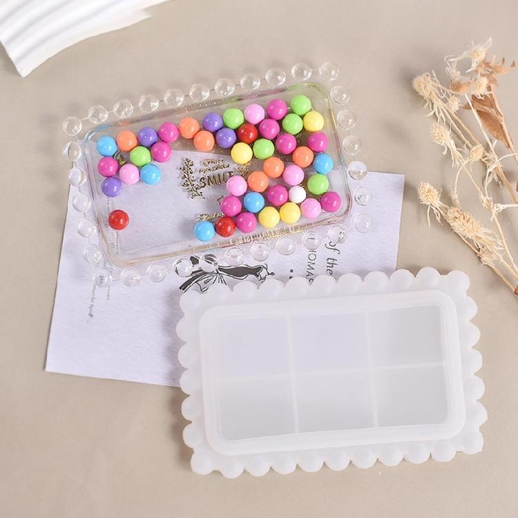 Coffee Table Coaster Resin Mold Round Bead Silicone Mold for Cup Mat Making