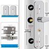 Maniglia con Serratura per Porta in Legno Huden Universal Camera da Letto
