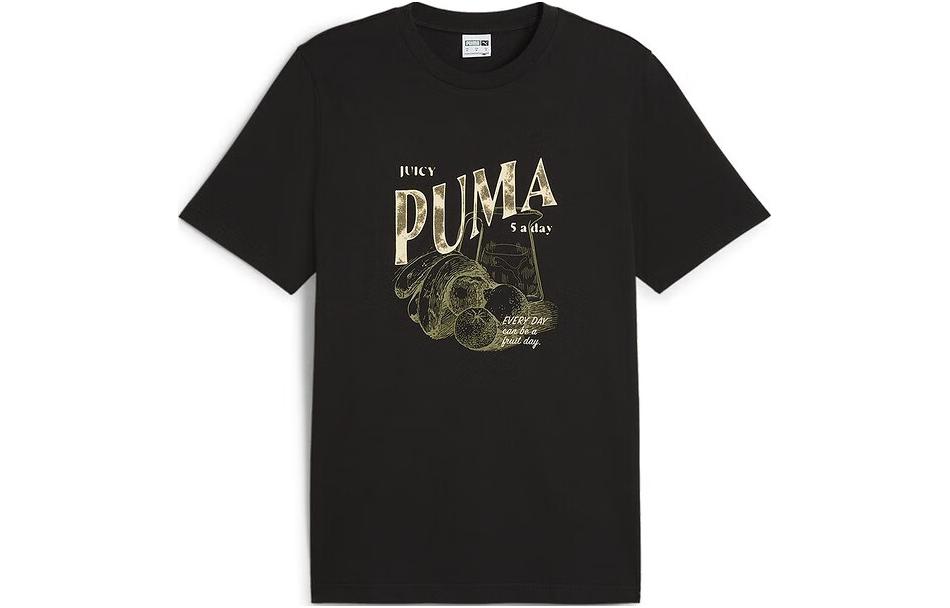 PUMA Set in Sleeve T Shirt Men s Black 629404-01 L