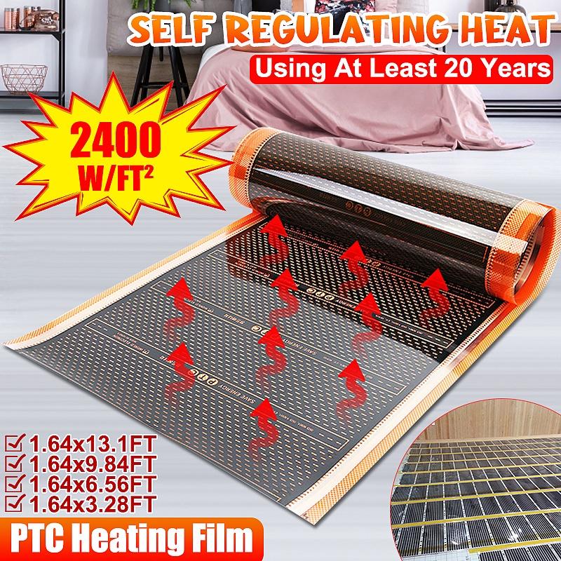 Infrared Low Power Consumption Energy Saving PTC Self Regulating Underfloor Warm Floor Carbon Heating Film New AC 200~240V 50/60Hz