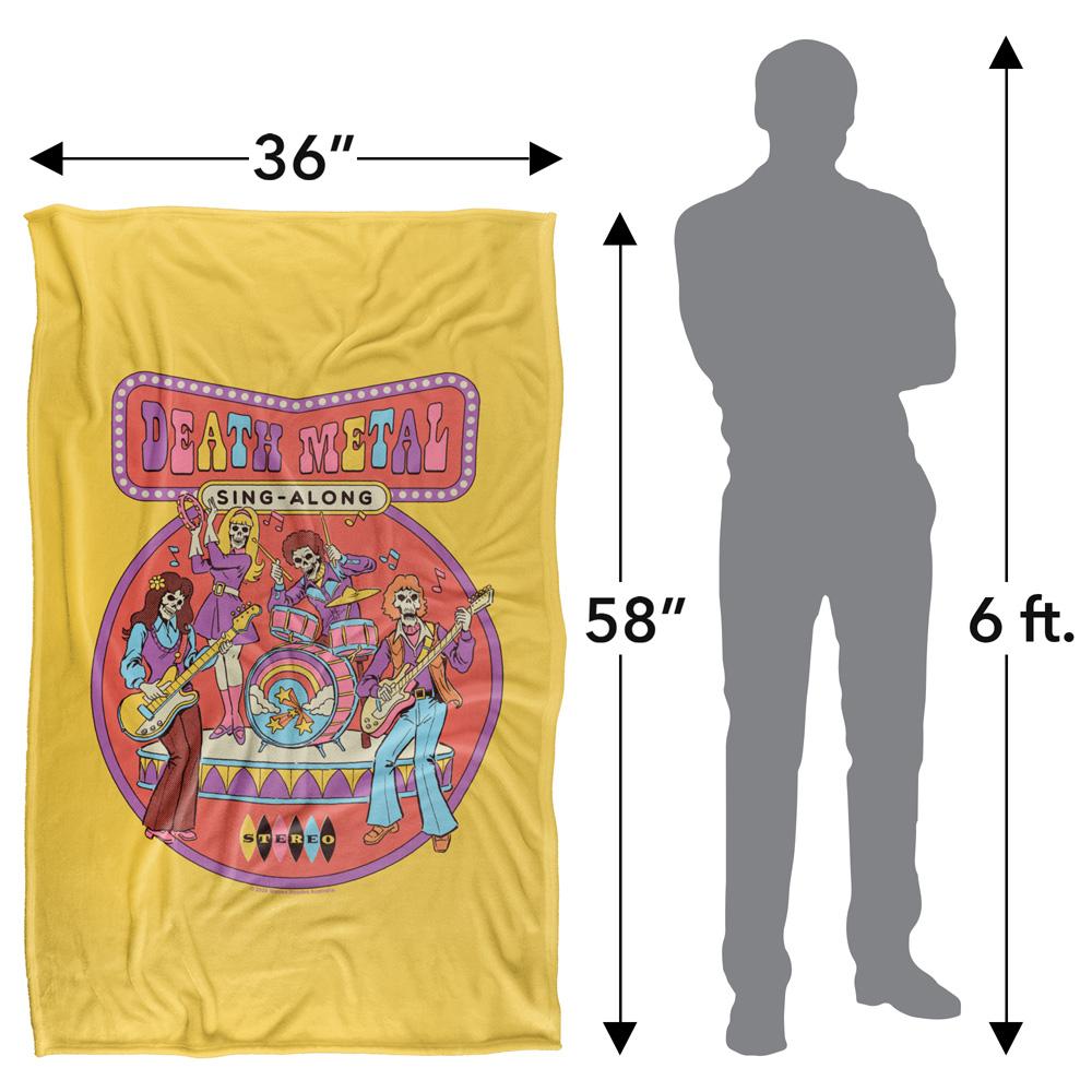 Steven Rhodes Death Metal Singalong Soft Touch Blanket