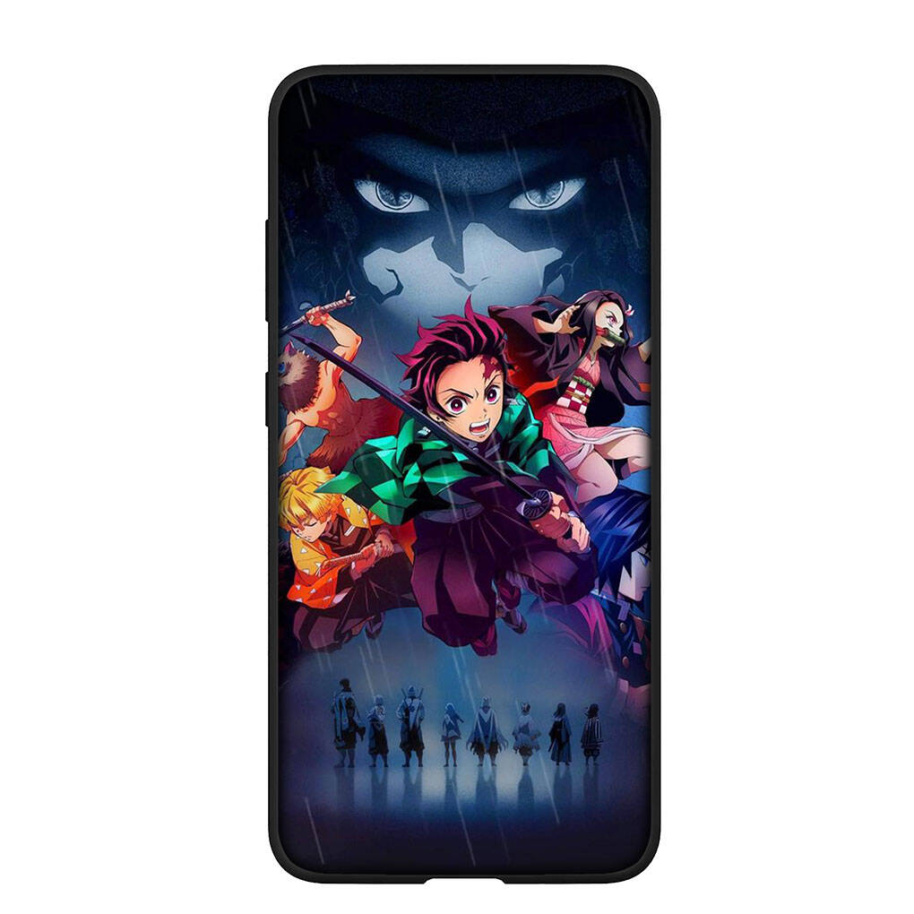 Phone Case for Samsung Galaxy S25 S23 S22 S24 Ultra FE A05 A06 A15 A16 A36 A37 A35 A54 A55 A56 A57 A25 A26 A53 A17 Anime Kamado Tanjirou Demon Slayer