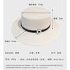 Spring New Straw Hat Women's Rhinestone Belt Removable Sunscreen Travel Seaside Vacation Straw Shading Sun Hat