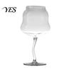 Bicchiere Tazza Calice Curvo con Base a Piede, Tazza Onda, Bicchieri Decorativi Creativi per Cocktail, Tazza con Base a Spirale Novità Strumento Calice da Bar per Vino Cocktail