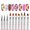 Nail Brush Set 10 Pieces For Art, Brushes Manicure And Accessories