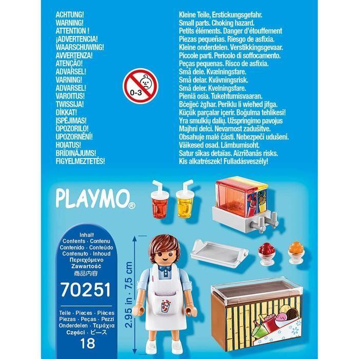 PLAYMOBIL - 70251 - Vendeur De Sorbets