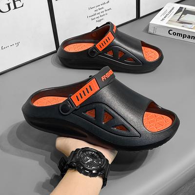 Fashion Men's Sandals Lightweight Breathable Beach Shoes Soft Bottom Driving Slippers Trendy Flat Slippers for Outdoor Wear