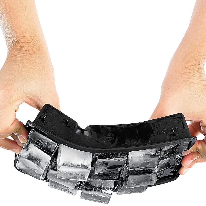 1 Pcs New Silicone Ice Cube Maker Form For Ice Candy Cake Pudding Chocolate Molds Easy-Release Square Shape Ice Cube Trays Molds