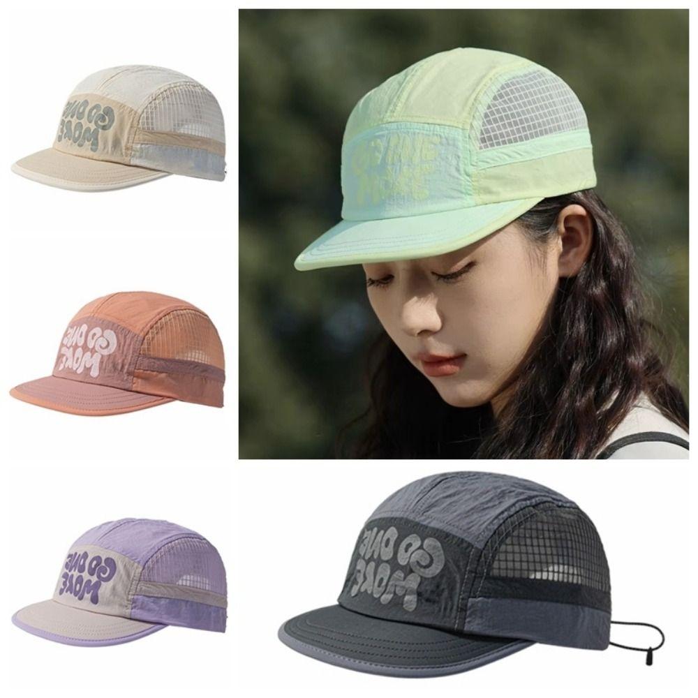 Sun Protection Breathable Hat Soft Brim Mesh Running Caps Quick-drying Baseball Cap  Outdoor Sports