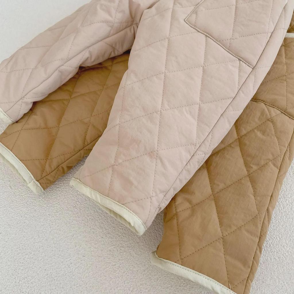 2024 Winter Infant & Toddler Diamond Quilted Thick Trousers