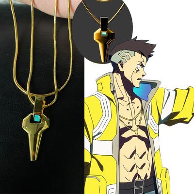Cosplay David Martinez Necklace Metal Fashion Necklaces Unisex Pendant Jewelry Accessories Xmas Gifts Prop