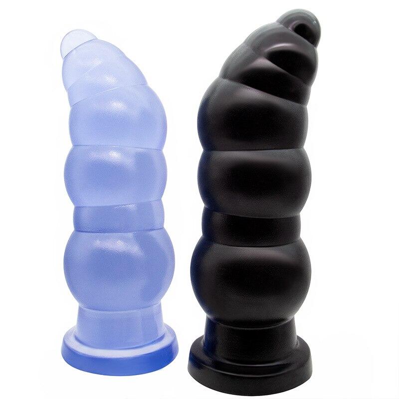 Big Fisting Anal Plug Masturbation Device Anal Dilator Adult Sex Toys   Dildo Femdom BDSM PVC Pegging