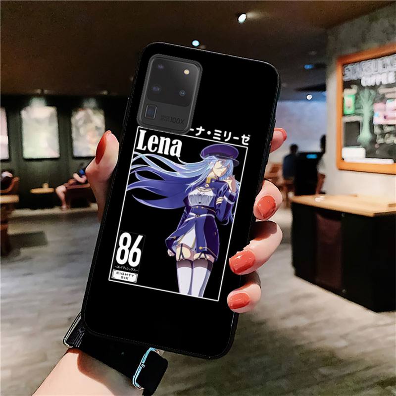 Yinuoda 86 Eighty Six Anime Phone Case for Samsung S10 21 20 9 8 plus lite S20 UlTRA 7edge