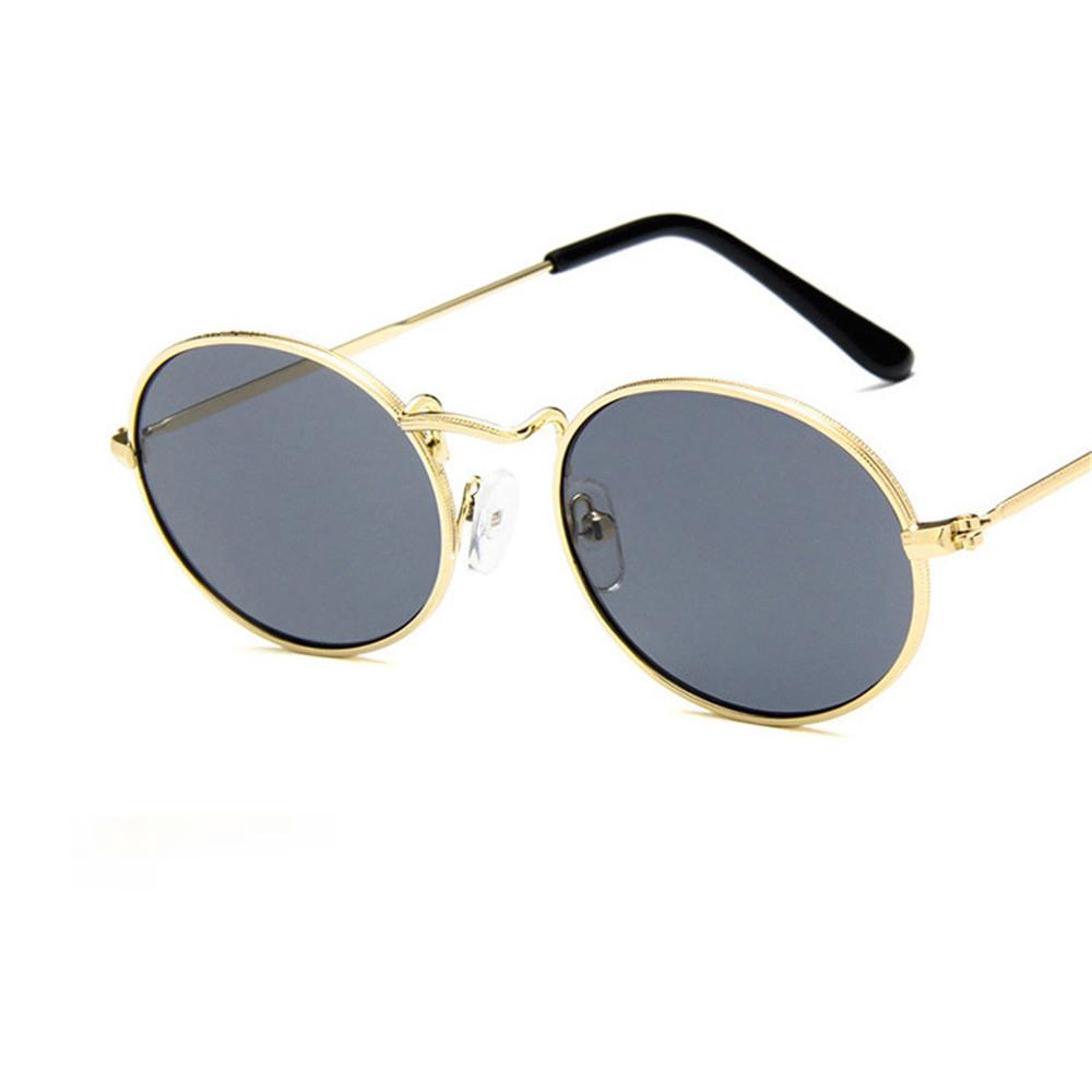 Luxury Vintage Mirror Brand Designer Sunglasses Women/Men Classic Round Outdoor Sun Glasses UV400