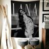 Lana Del Rey Wall Tapestry Aesthetic Wall Hanging Printed Fabric Blanket Decorative Tapestries for Bedroom Living Room Home Decor