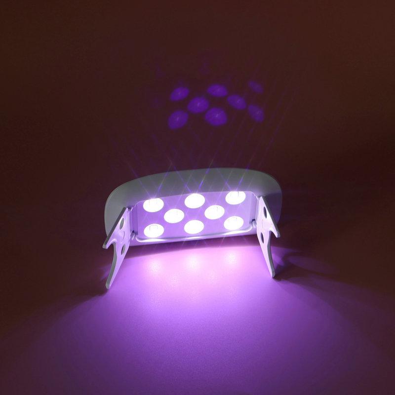 8-Light UV Nail Lamp: Quick-Dry Gel Polish & Resin Curing LED Lamp.