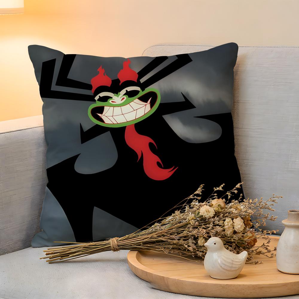 Cushion Cover Linen SkinFriendly Soft Decorative Case for Sofa Home Decor Movie SSamurai Jack Pillow cover
