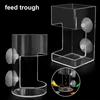 Alimentador automático de peixes, alimentador de camarão salmoura, alimentador de minhoca vermelha com ventosa, funil de minhoca, ferramenta de alimentação de peixes, acessórios de aquário