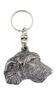Irish Wolfhound - Silver-plated Dog Pendant, Handbag Decoration, Backpack Pendant by Art-Dog Brand