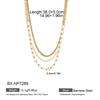 18K Gold European Pearl Necklace: Multi-Layer Titanium Steel Sweater Chain with Natural Pearls