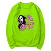 No You Hang Up Hettegenser Dame/Herre Estetisk Streetwear Bokstaver Print Hettegensere Unisex Høst Vinter Halloween Hettegensere Topper