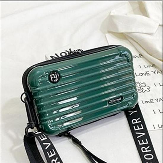 Women's Hard Shell Makeup & Toiletry Mini Bag | Crossbody, Evening, Travel Storage Box