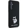 Pouzdro pro Samsung Galaxy A35 Karl Lagerfeld Silikonové Černé
