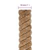 Vidaxl Jute Rope, 5 M Long, 50 Mm Thick