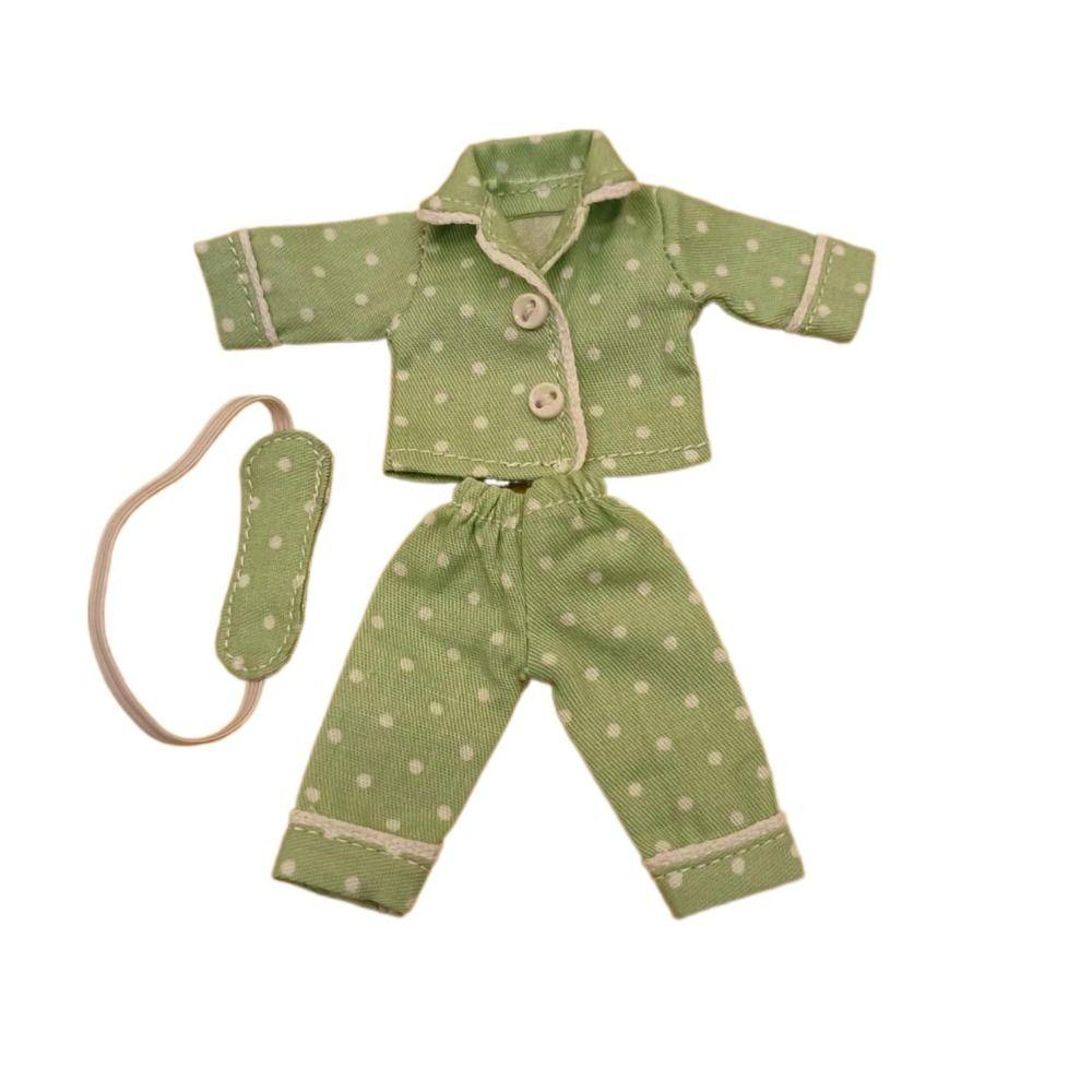 Dress Up Doll Pajamas Eye Mask Obitsu 11 Clothes Playing House Ob11 Sleep Clothes  Girl Gift