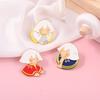 Adorable Game Sky Encounter Brooch Cute Doll Pin With Charming Cloak Design For Sweaters