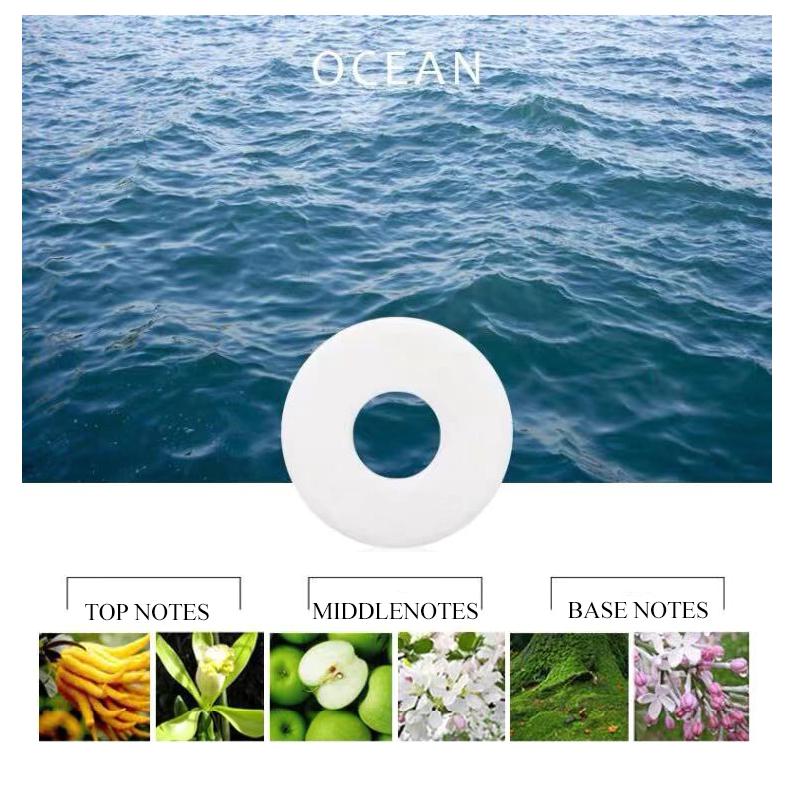 6 PCS Solid Car Perfume Car Air Freshener Supplement Eco-Friendly Car Air Conditioner Vent Auto Ocean Refill Air Outlet Perfume Ocean Smell