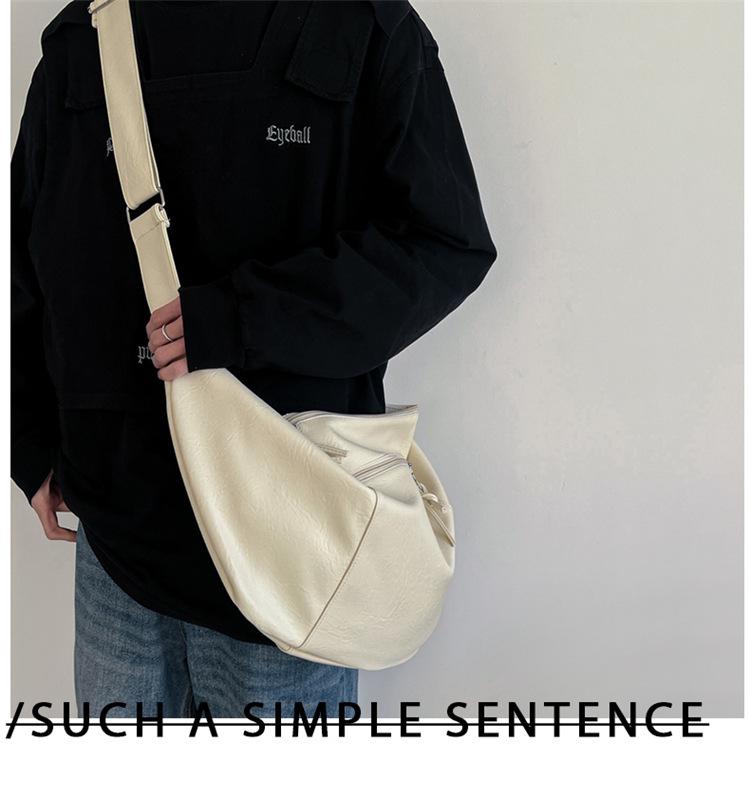 Męska torba motocyklowa o dużej pojemności - Modna torba crossbody i na ramię do fitnessu i na co dzień