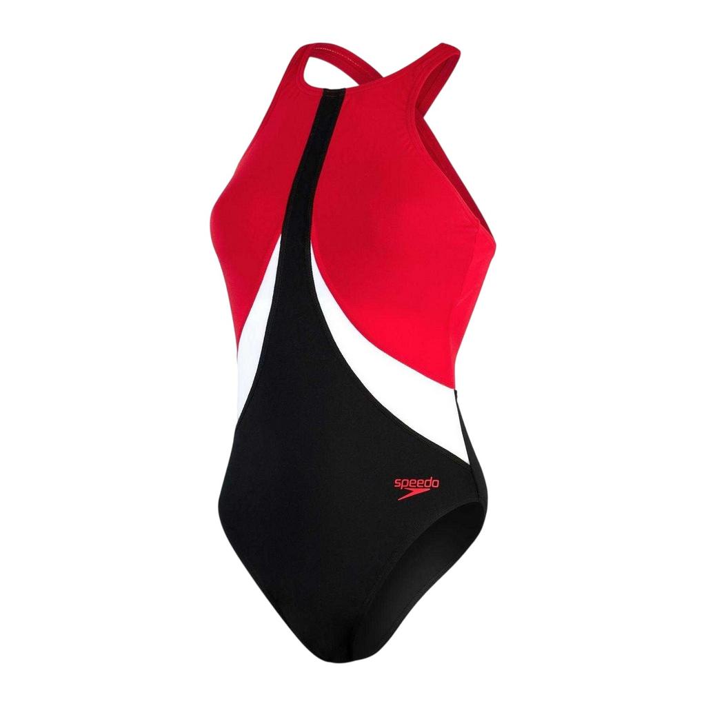 Speedo Womens/Ladies Colour Block One Piece Swimsuit