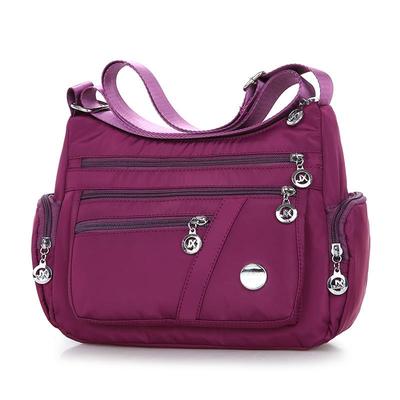 Women Waterproof Bag Nylon Shoulder Bag Crossbody Bag Casual Handbags