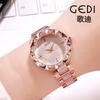 Mode Ster Vrouwenhorloge Niche High-End Legering Horloge Vrouwen Waterdicht Kwarts Horloge