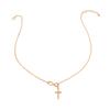 European and American Cross 8-character Sweater Chain Jewelry Girls Popular Necklace Popular Short Neck Chain Jewelry
