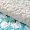 Cotton Printed L-shaped Sofa Cushion Wave Edge Anti Slip Settee Towel Universal All Year Round Lace Edge Sofa Cover  Pillowcase