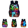 Garten Of Banban 3 40cm Leichter Nylon-Rucksack Mit Entzückendem Cartoon-Druck Ideal Für Kinder der 3.-4. Klasse