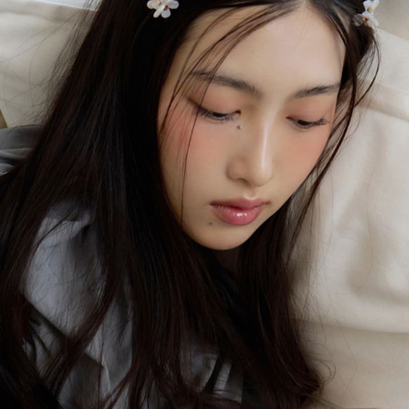 FANTASTIC PLANET [2SET] Cubic Flower Hair Pin (4colors)