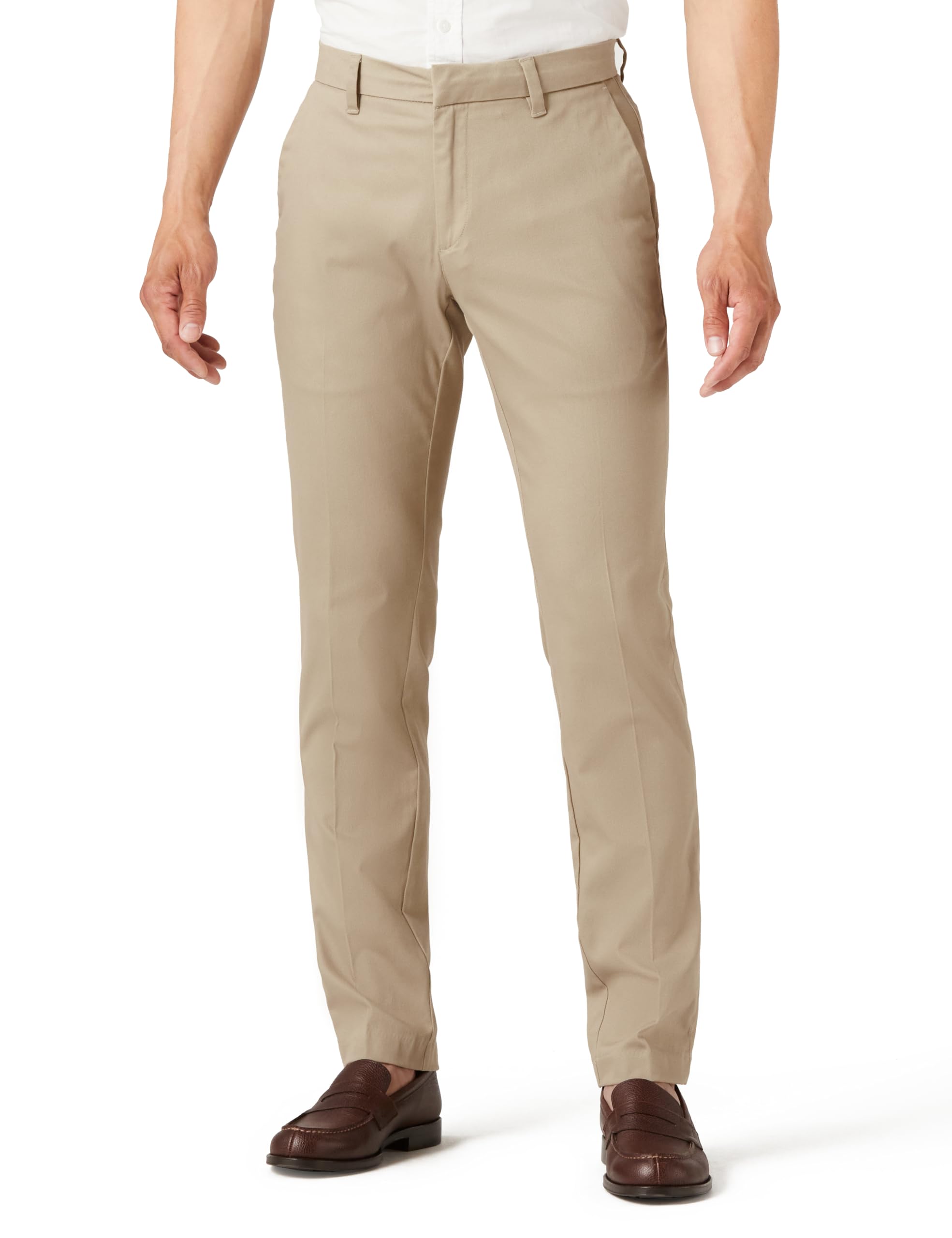 

Amazon Essentials Men s Slim Fit Stretch Chino Pants, Tan, Size W34 / L34, No-Tuck, Wrinkle-Resistant