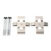 Feste-sett for bremseklosspinner foran MBA1296 109‑1296 KIT1021 Maskinvaresett for bremsekaliper foran med klips og pinner for