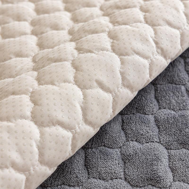 Thicken Plush Sofa Mat Nordic Solid Color Sofa Cover Corner Couch Slipcovers for Living Room Anti-slip Sofa Blanket Home