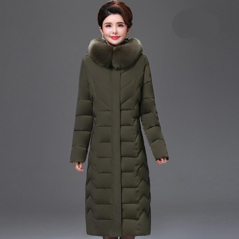 Inverno Persona di mezza età Lungo piumino L'anziano Ispessimento Caldo  cappuccio Giacca imbottita in cotone acquista in modo economico —  spedizione gratuita, recensioni reali con foto — Joom