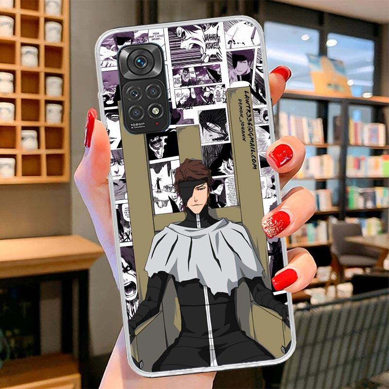 Ichigo Kenpachi Bleach Anime Cover Phone Case For Xiaomi Redmi Note 15 14 13 12 11 10 Pro Plus 14S 12S 11S 11T 11E 10S Soft Fund