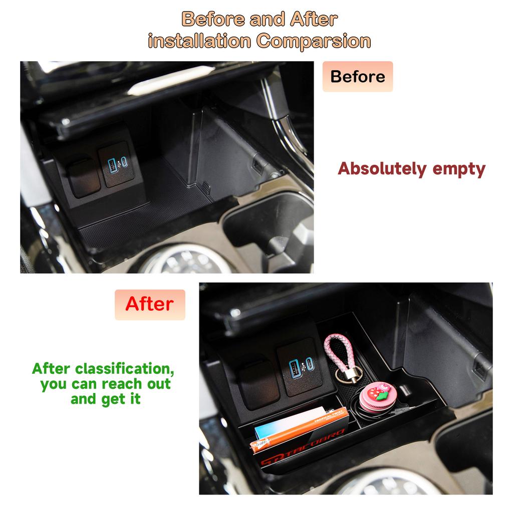 Center Console Tray for Ford Explorer 2020 2025 2025 2025 2025 Armrest Storage Box Center Console Organizer Car ABS Accessories