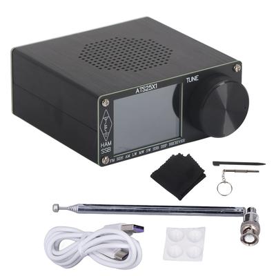 Allband-Radioempfänger, tragbarer FM-LM-SSB-HAM-Radioempfänger mit 2,4-Zoll-Farb-Touchscreen