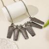Death Stranding Qpid Necklace Metal Pendant Chain Choker Collares Charm Gift For Sam Norman Reedus Game Fans Jewelry