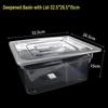 Plastic Food Display Tray with Lid