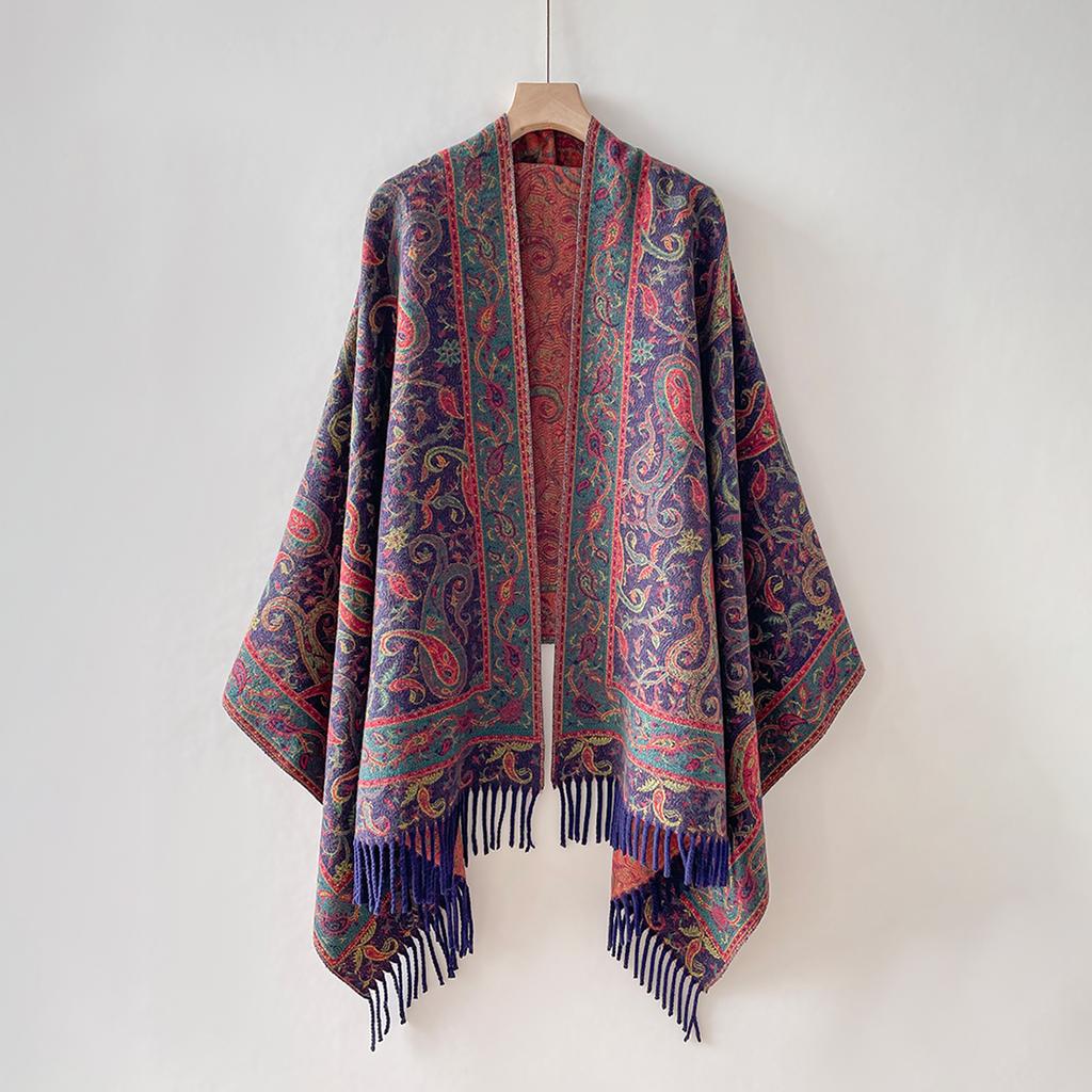 New Women Fashion National Scarf Luxury Autumn Winter Thick Warm Shawls Paisley Scarve Pashmina Femme Foulard Bufanda
